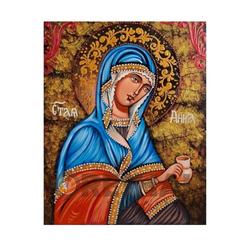 РЪЧНО РИСУВАНА ИКОНА СВЕТА АННА РЪЧНО РИСУВАНА ИКОНА СВЕТА АННА