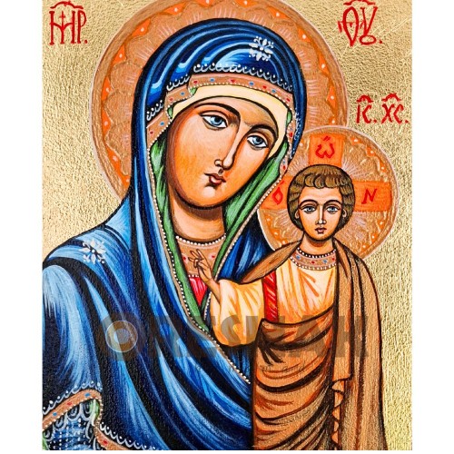 РИСУВАНА ИКОНА СВЕТА БОГОРОДИЦА КАЗАНСКА
