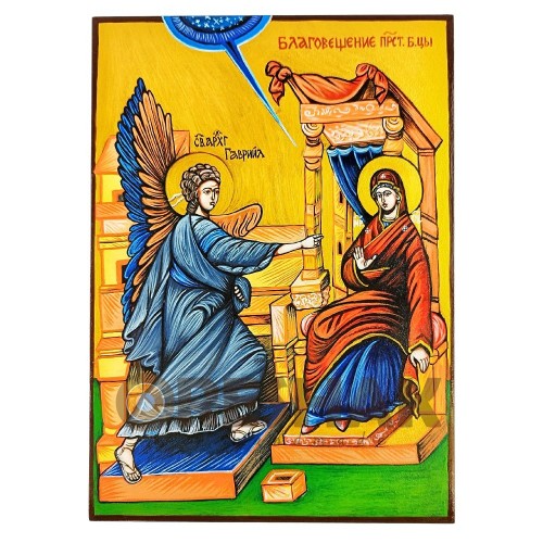 СПЕЦИАЛНА РЪЧНО РИСУВАНА ИКОНА БЛАГОВЕЩЕНИЕ